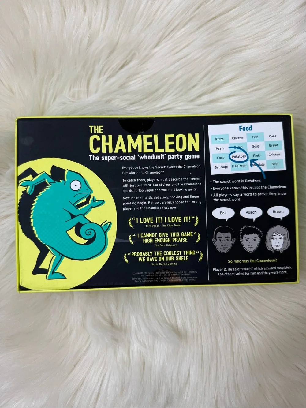 *NEW* The Chameleon Board Game: Social Skills Party Game for 3-8 Players